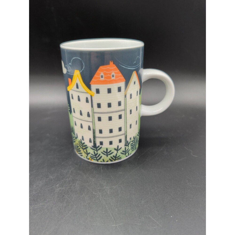 Danica Studio Mug "Hill and Dale" House Design 4.5" Tall Ceramic